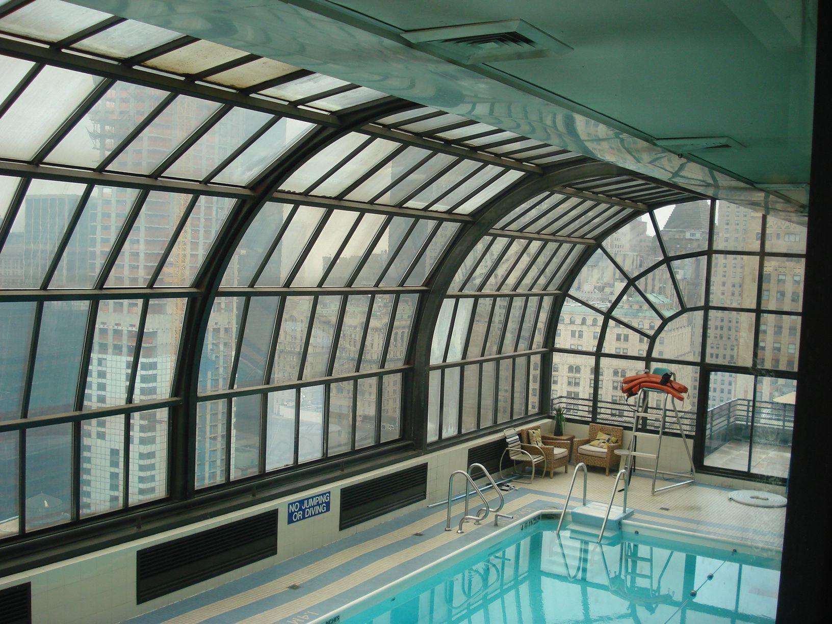 New York commercial pool roof