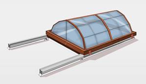 Retractable Roof Configurations - Barrel Vault