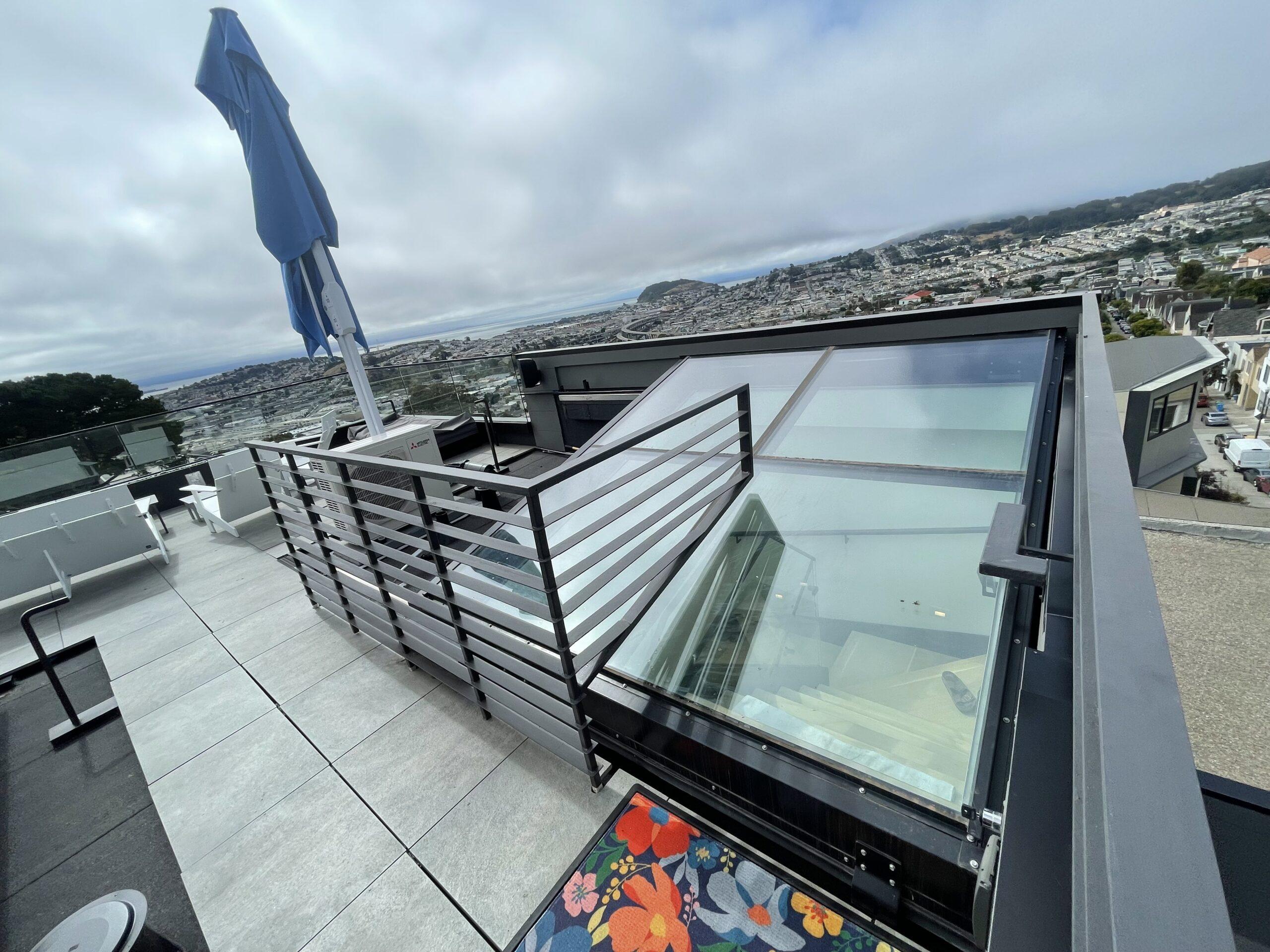 Retractable Roof Access for a San Francisco Home